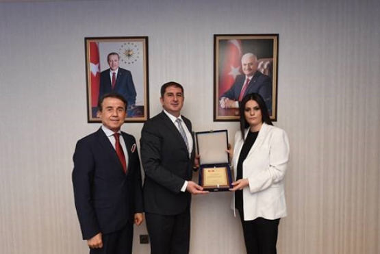T.C. Çalışma ve Sosyal Güvenlik Bakanımız Sayın Jülide Sarıeroğlu'na Ziyaret.
