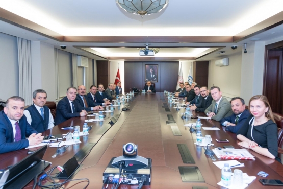 SGK Başkanı Sn. İsmail YILMAZ’ a Türkiye Seramik Federasyonu’ ndan Ziyaret