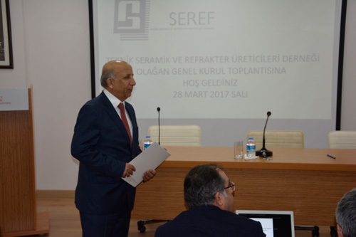 SEREF Teknik Seramik ve Refrakter Üreticileri Derneği’nin Olağan Genel Kurul Toplantısı 28 Mart 2017 tarihinde Ataşehir Federasyon binasında gerçekleştirilmiştir.