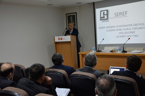 SEREF Teknik Seramik ve Refrakter Üreticileri Derneği’nin Olağan Genel Kurul Toplantısı 28 Mart 2017 tarihinde Ataşehir Federasyon binasında gerçekleştirilmiştir.